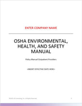 Load image into Gallery viewer, OSHA Environmental, Health, and Safety Compliance Manual™